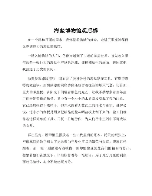 海盐博物馆观后感