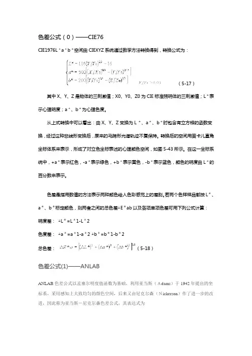 色差