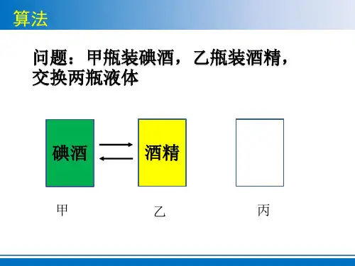 第二课 算法与流程图 课件