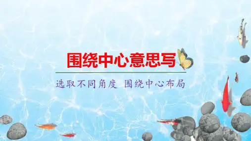 习作：围绕中心意思写 ppt课件