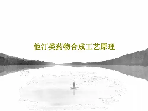 他汀类药物合成工艺原理58页PPT