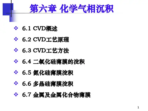 化学气相沉积