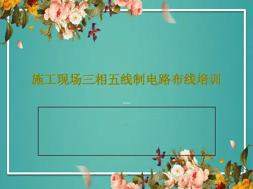 施工现场三相五线制电路布线培训共84页文档