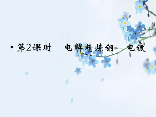 电解精炼铜电镀PPT教学课件
