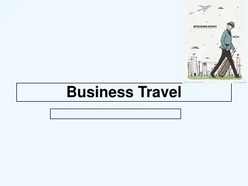 商务旅行英语情景句子 PPT