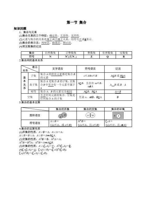 集合训练题