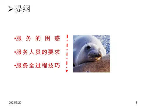 客户服务管理之top服务技巧培训课件