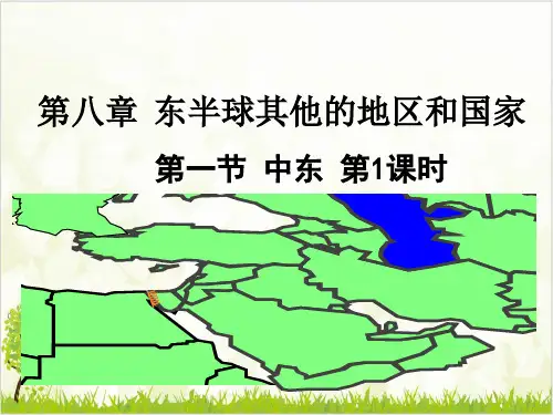 《中东》人教地理优秀课件