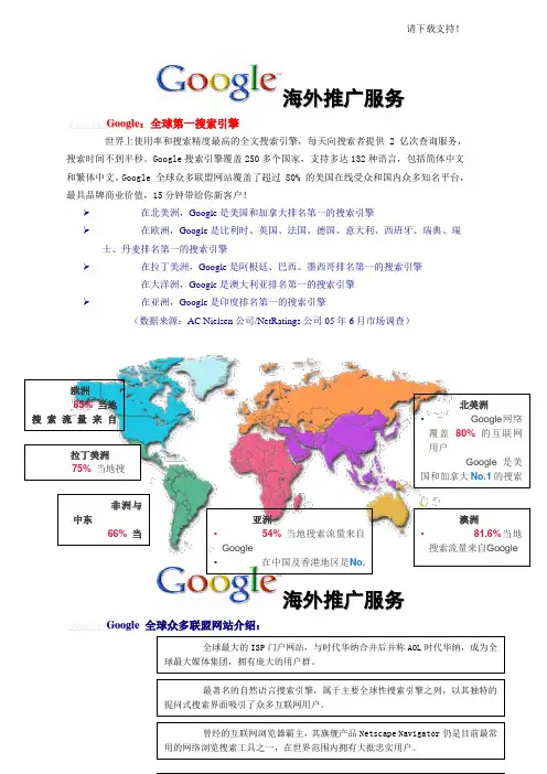 google全球推广方案