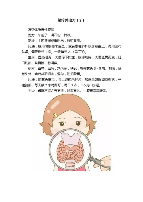脐疗外治方（2）