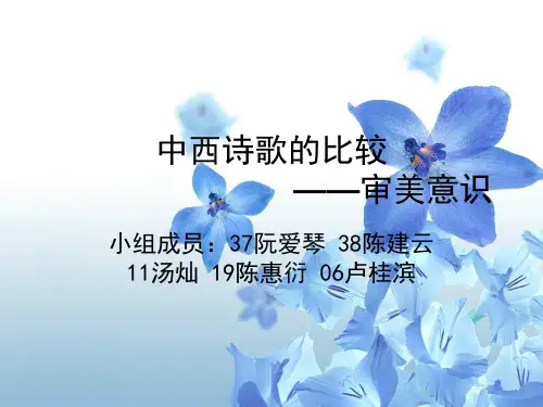 中西方-诗歌的比较(ppt文档)
