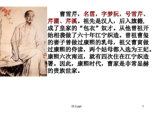 红楼梦 前五回讲解ppt课件
