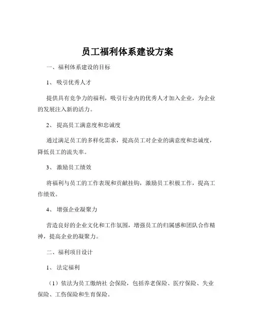 员工福利体系建设方案