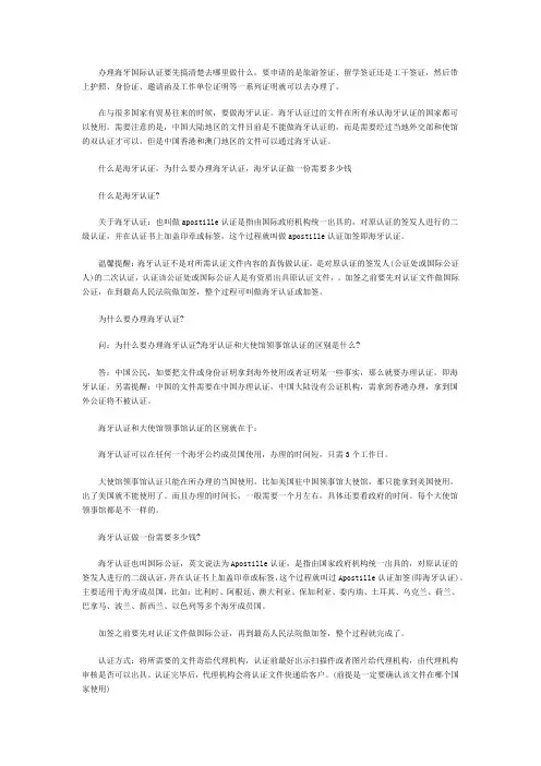 海牙国际认证