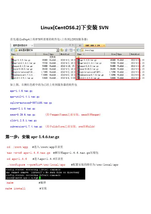 Linux(CentOS6.2)下安装SVN
