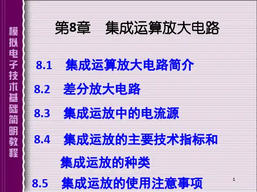 《集成运放放大电路》PPT课件