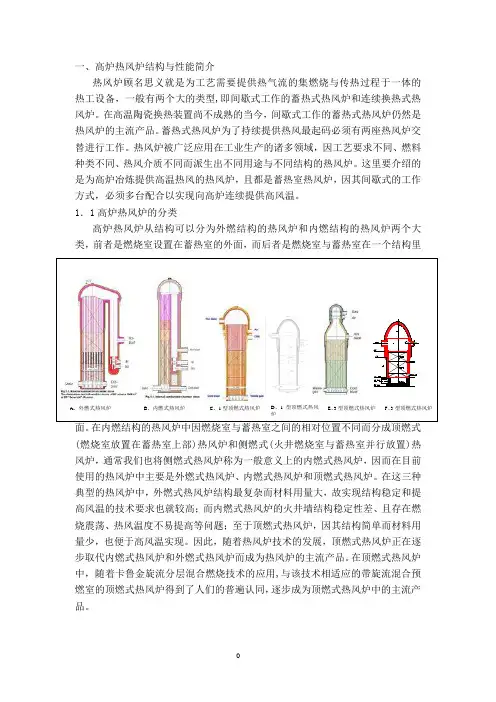 高炉热风炉介绍