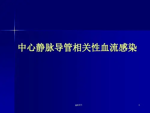 中心静脉导管相关性血流感染  ppt课件