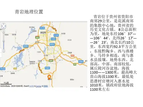 青岩调研报告PPT