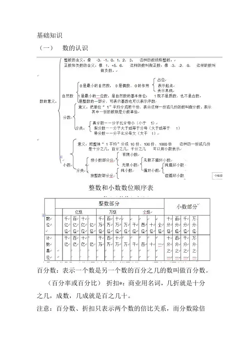 专题1 数和数的运算复习-2020小升初专项复习及答案解析(北师大版) (2)
