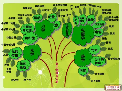 高中物理知识树、能力树