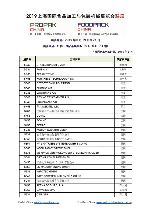 展会时间6月19日至21日