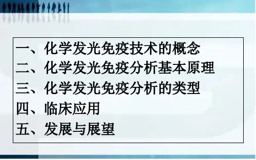 化学发光免疫分析技术原理及优势ppt课件