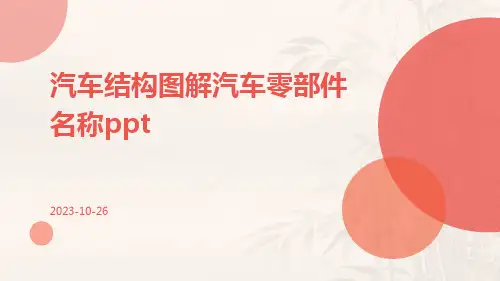 汽车结构图解汽车零部件名称ppt