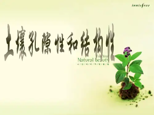 土壤孔隙性和结构性