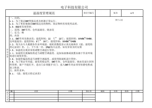 温湿度作业指导书