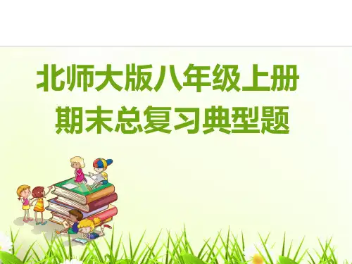北师大版数学八年级上册全册复习ppt课件