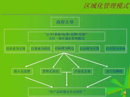 《区域化管理模式》PPT课件