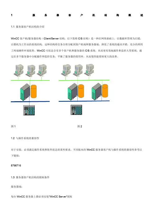 WinCC客户机服务器结构