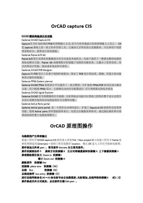 OrCAD capture CIS