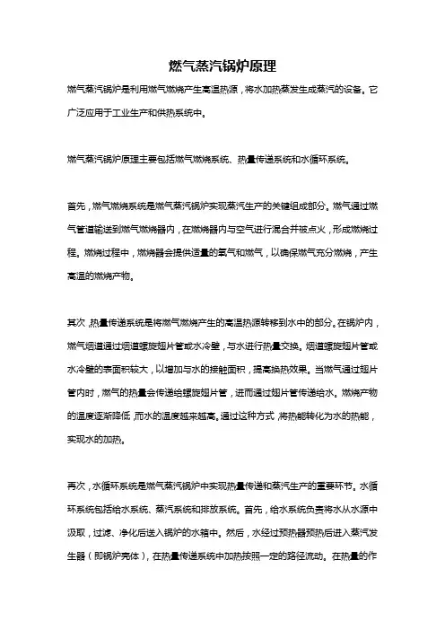 燃气蒸汽锅炉原理