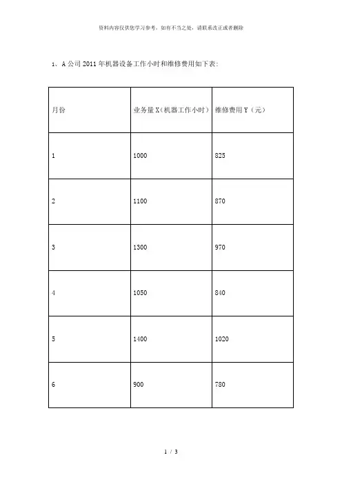 【精品】第二章成本性态分析与变动成本计算