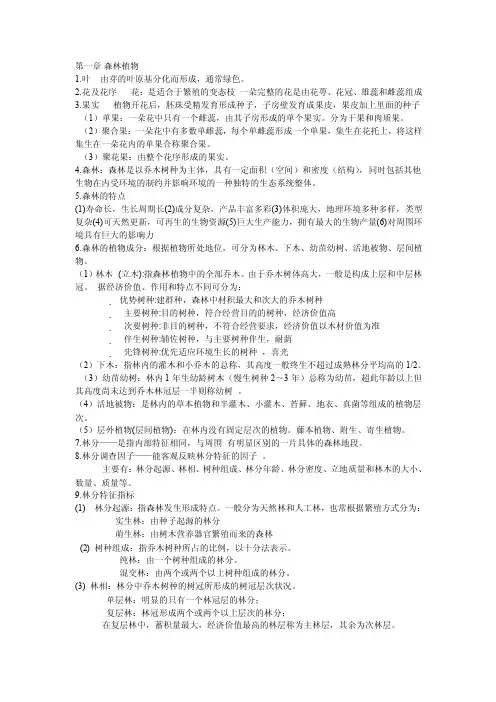 林学概论——精选推荐