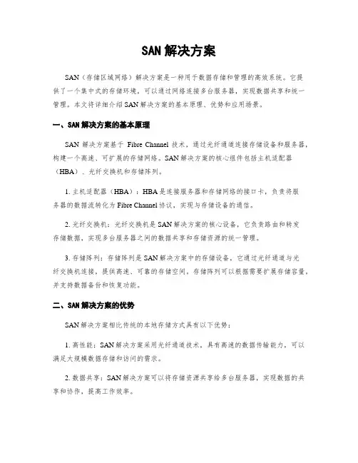 SAN解决方案
