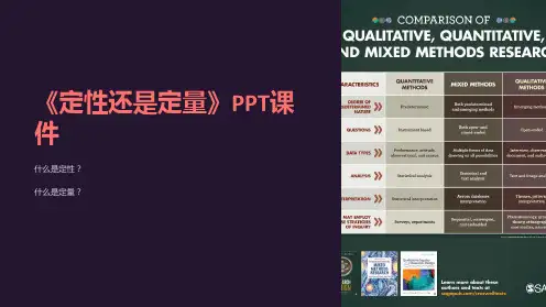 《定性还是定量》课件