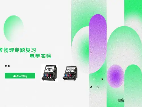 中考物理总复习电学实验专题(ppt课件)