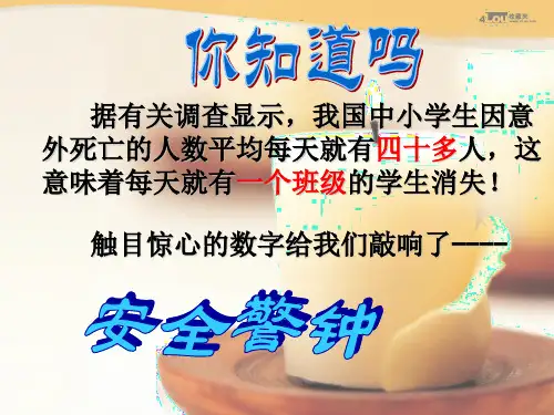 小学生安全教育最齐全ppt课件