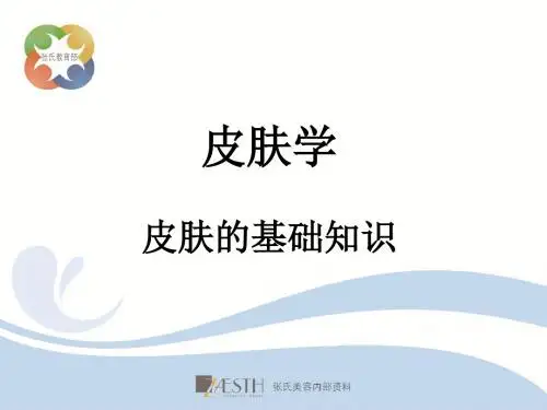 皮肤学：基础知识.