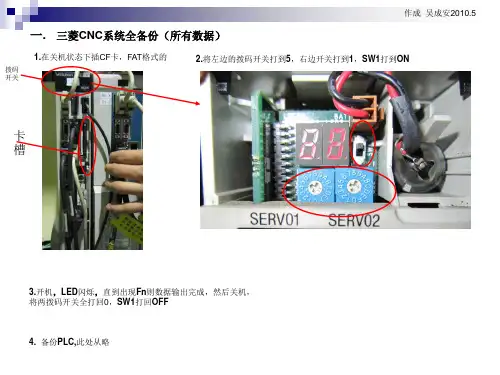 三菱CNC数据备份手顺