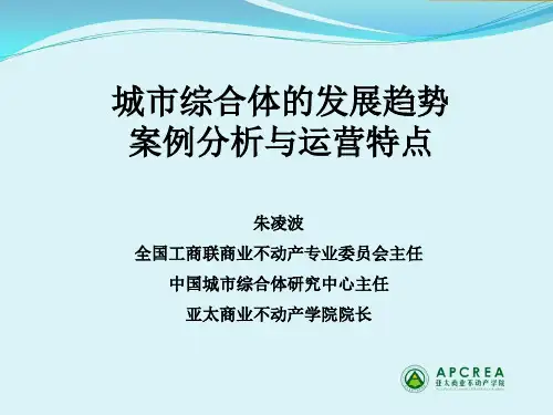 城市综合体的发展趋势案例分析与运营特点_48PPT
