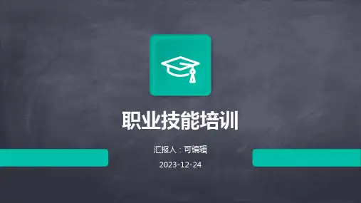 职业技能培训》ppt课件