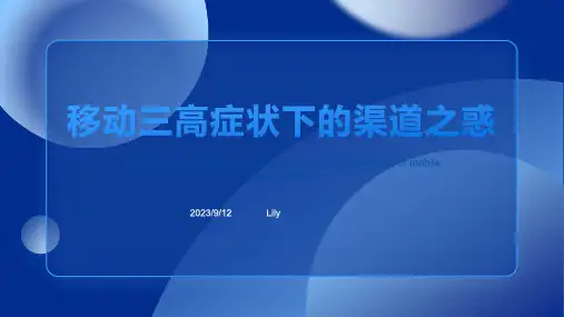 2023年中国移动“三高”症状下的渠道之惑报告模板