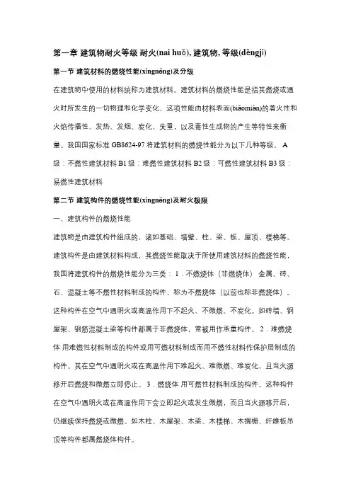 建筑物耐火等级