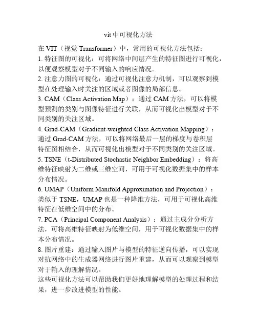 vit中可视化方法