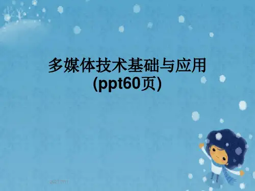 多媒体技术基础与应用(ppt60页)