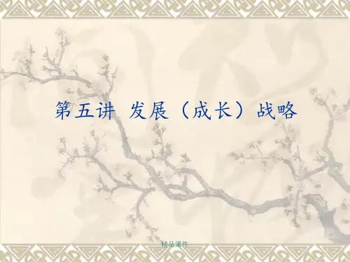 第五章发展成长战略ppt课件